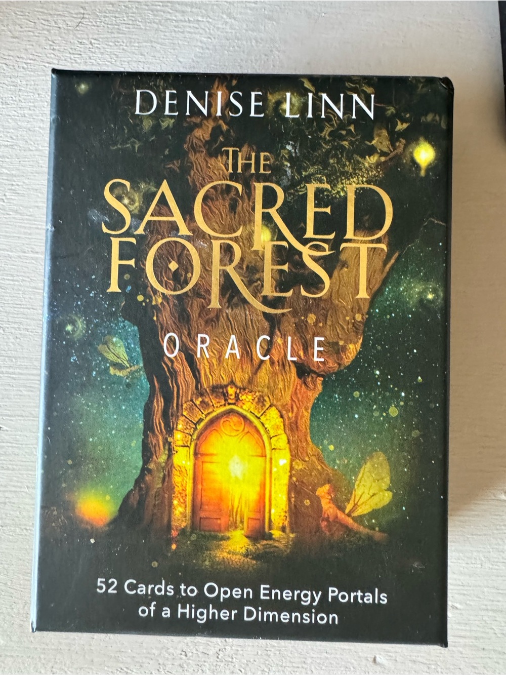 The Sacred Forest Oracle Deck - Green and Gold